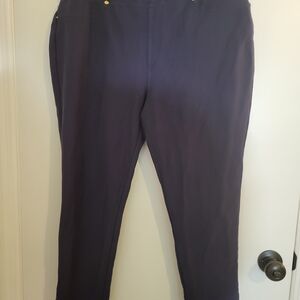 XL Michael Kors Navy Skinny Pants